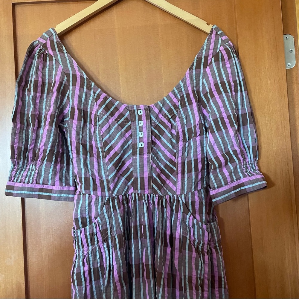 Free People Dress with Puff Sleeves